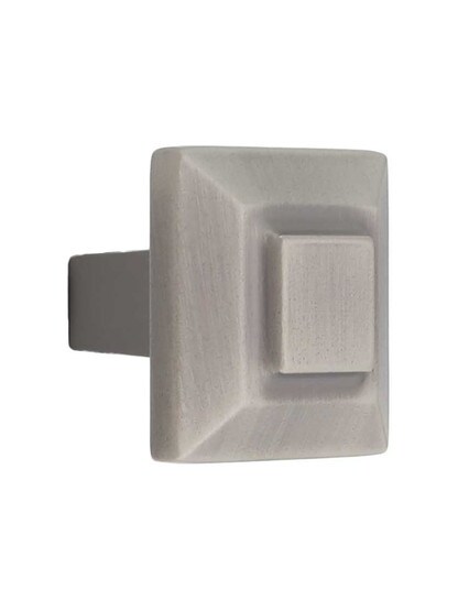 Trocadero Knob - 1 inch Diameter in Antique Pewter.